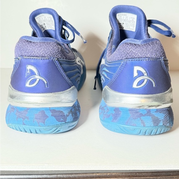 ASICS Men's Court FlyteFoam Novak Tennis Blue Print/White - Picture 6 of 9